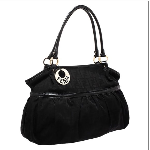 Fendi Chef Zucca tote black shoulder bag - Picture 8 of 9